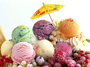 helado de sabores