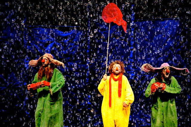 Slava's Snow Show Press Preview at the Adrienne Arsht Center.