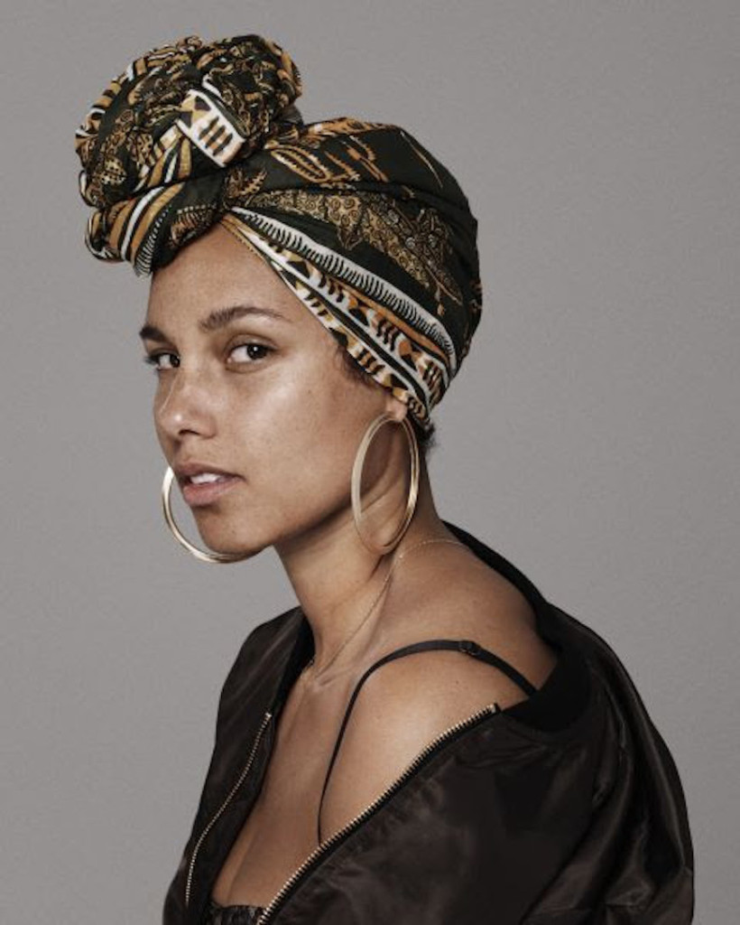 alicia keys sin maquillaje