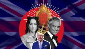 Katy Perry y Andrea Bocelli le cantarán al rey en su coronación