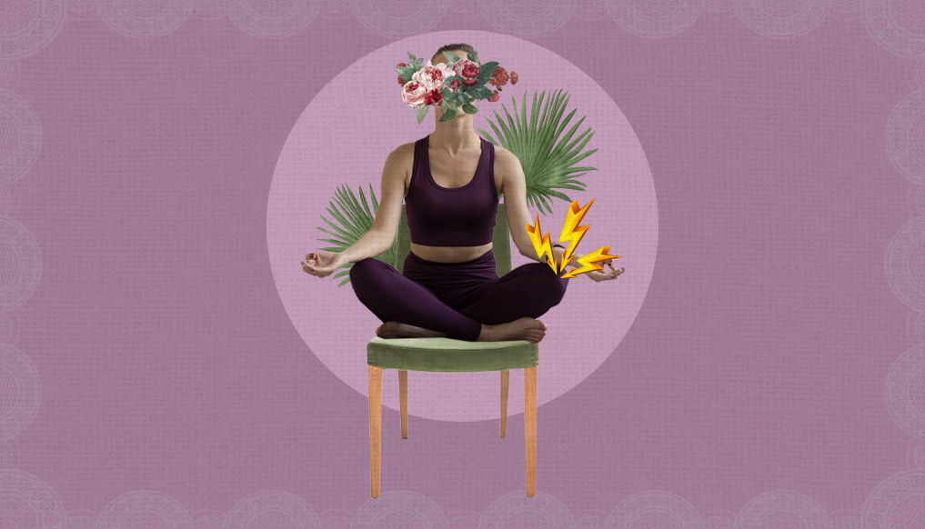 Yoga en silla: perfecto si te ch*ngaste la rodilla