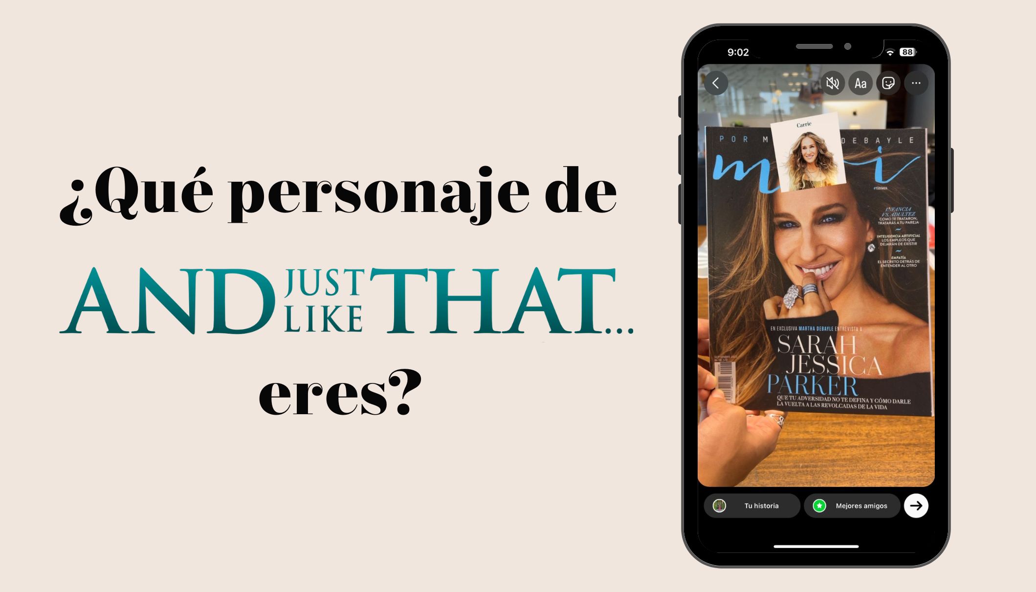 ¿Cómo usar el filtro de And Just Like That en Instagram?