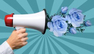 Azul es el nuevo rojo: ¿por qué regalar flores azules?