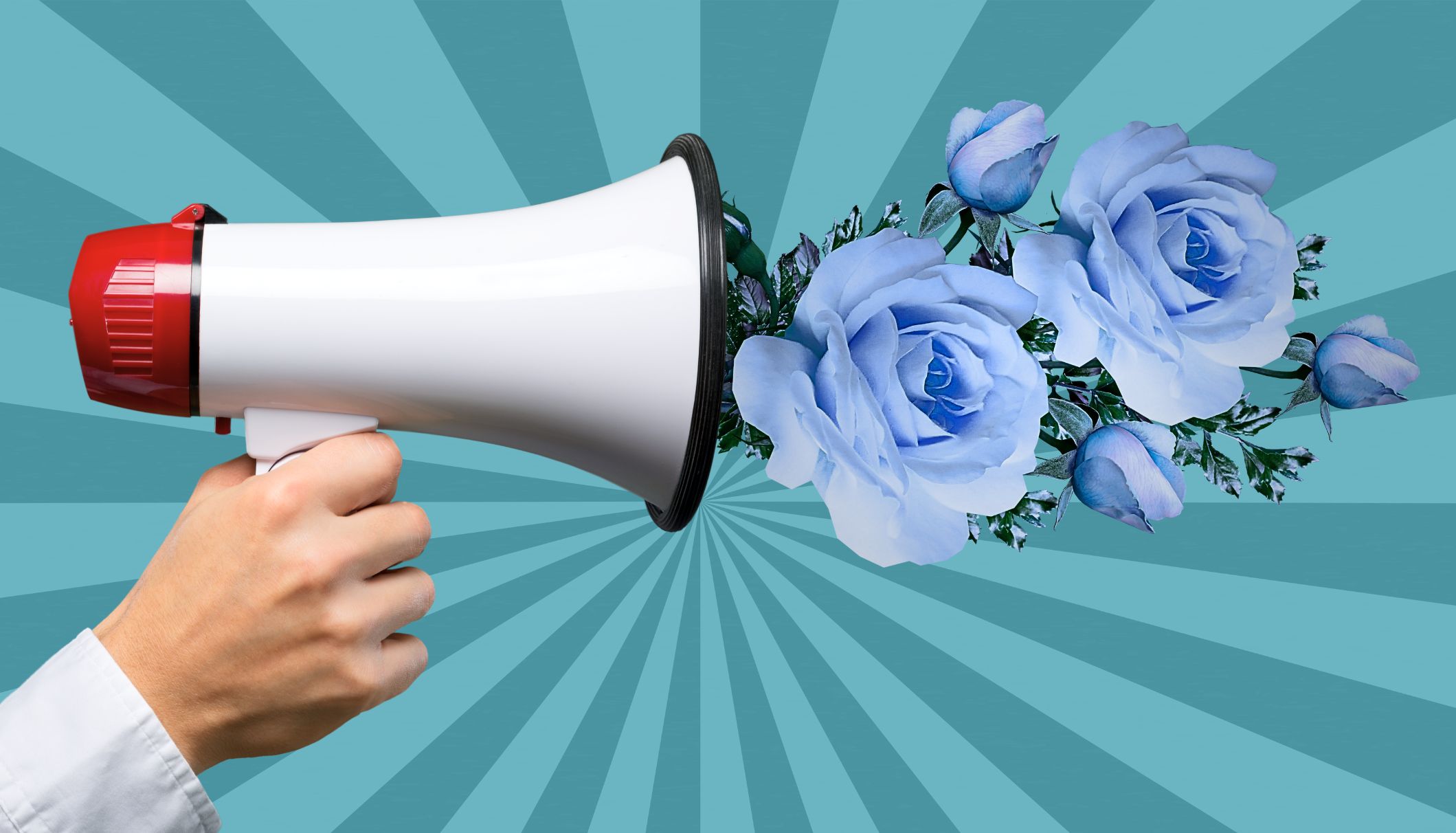 Azul es el nuevo rojo: ¿por qué regalar flores azules?