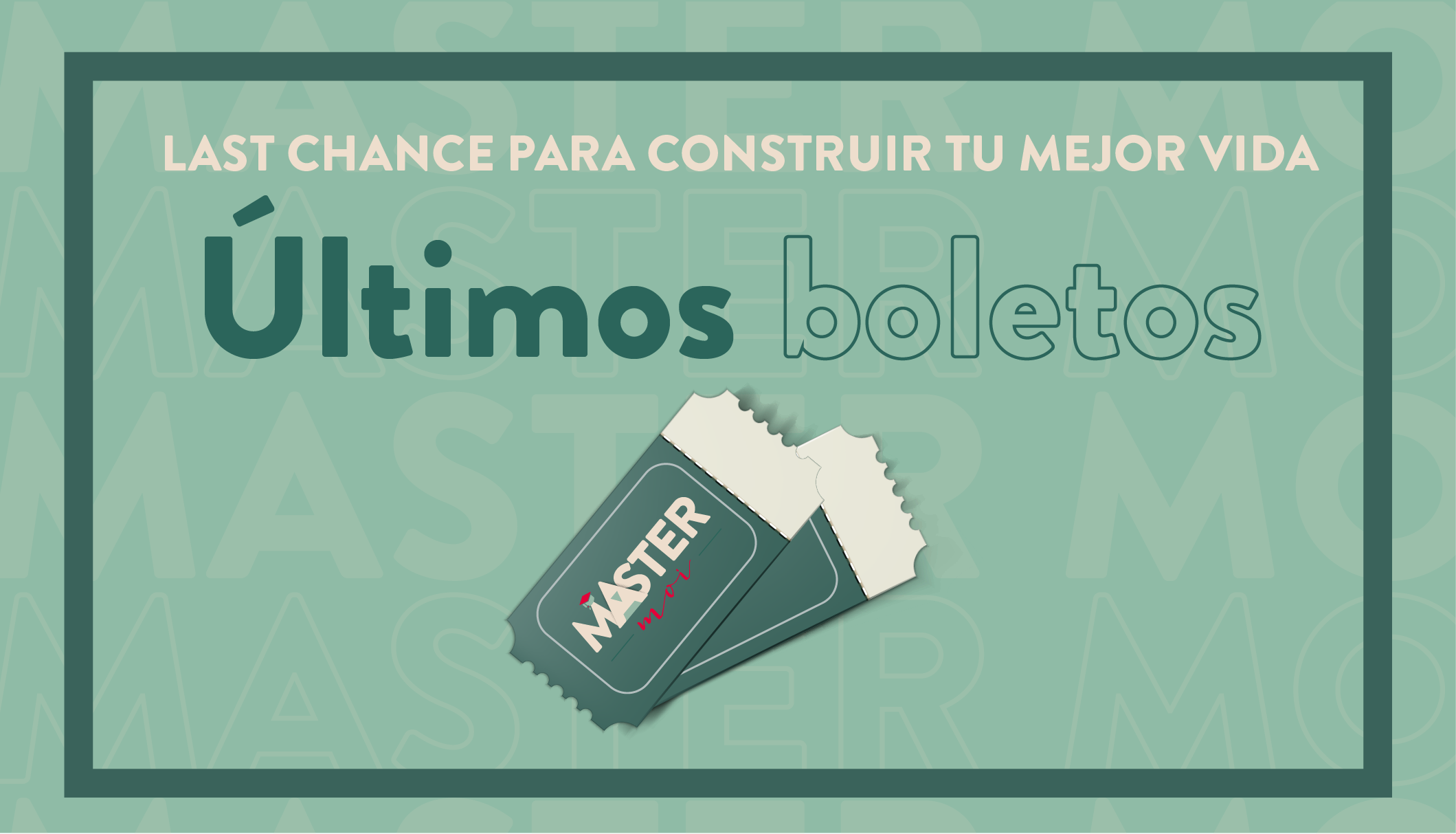 Last chance: ¡Últimos boletos para Master moi 2023!