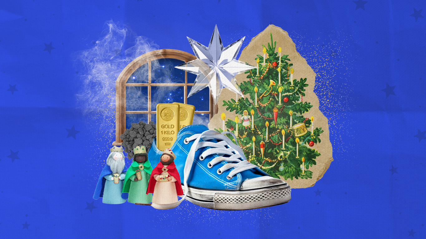 Zapatito blanco, zapatito azul, ¿por qué dejarle un zapato a los Reyes Magos?