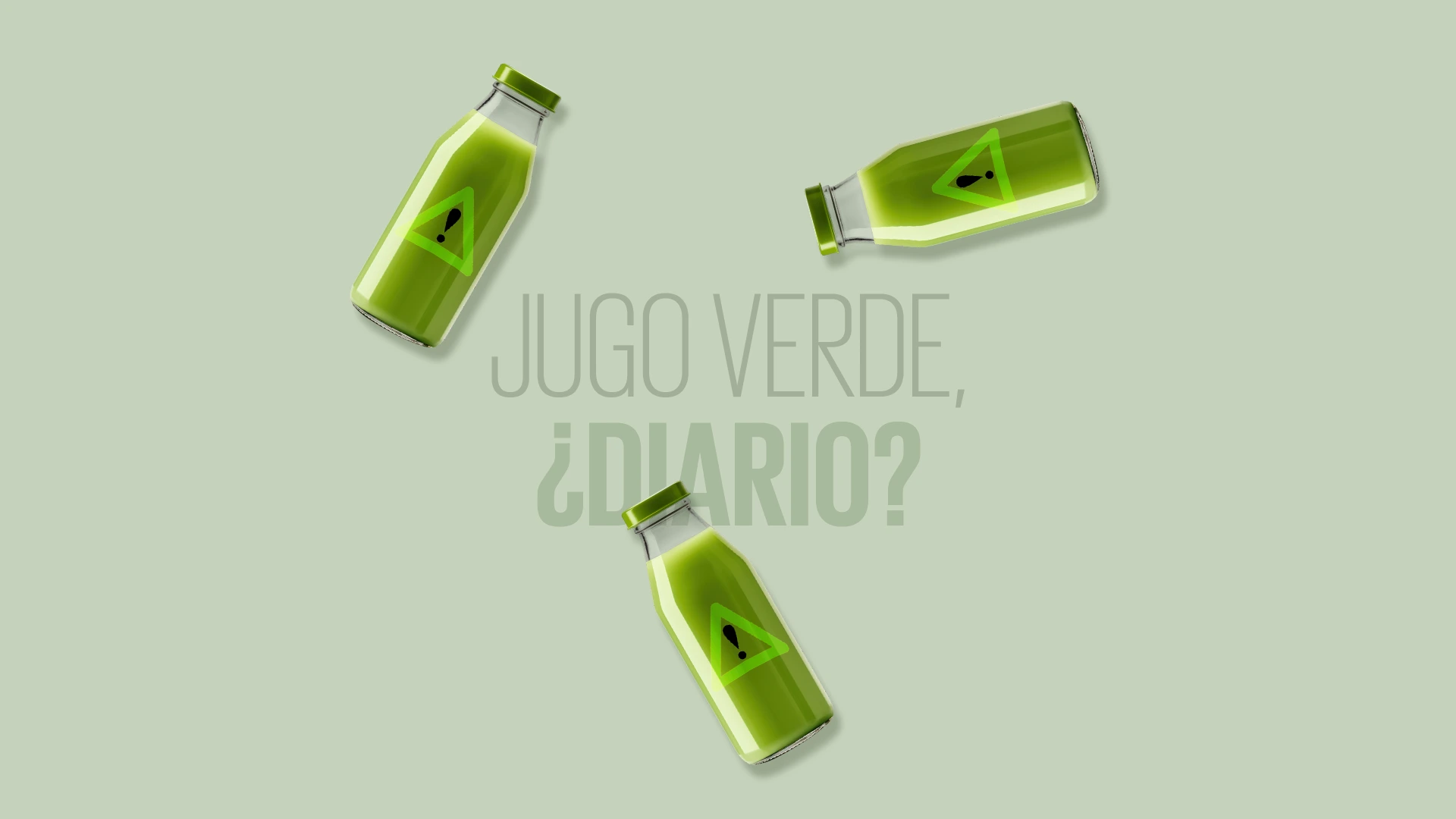 ¿Es malo tomar jugo verde diario? Toma que toma…
