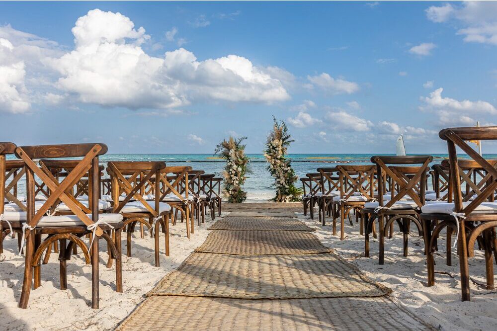 Boda en la playa Fairmont Mayakoba
