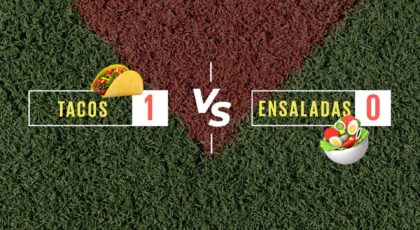 Ensaladas con más calorías que unos tacos ¡Tacos 1 – Ensaladas 0!