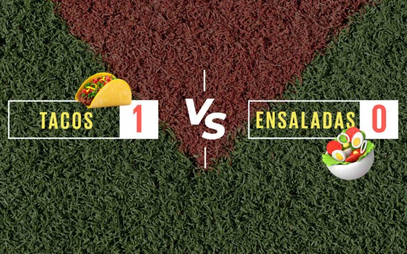 Ensaladas con más calorías que unos tacos ¡Tacos 1 – Ensaladas 0!