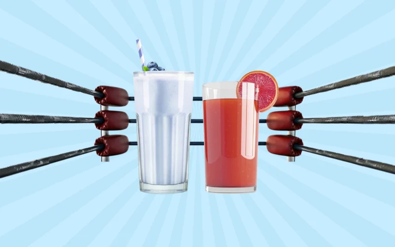 El ring de la salud: Jugos vs. Smoothies ¿qué es mejor?