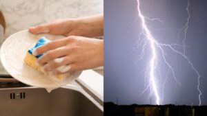 ¡No laves los trastes ni te bañes! Cosas que no debes hacer cuando hay una tormenta eléctrica