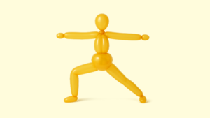 Posturas de yoga para cuando estás inflamado ¡Como globo de fiesta!
