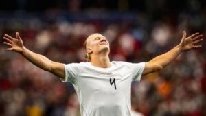 Haaland: El gigante que quiere llevar a Noruega a hacer historia