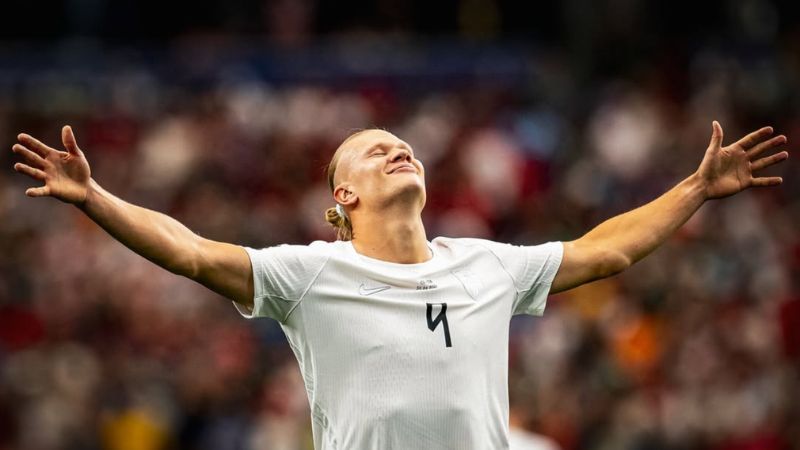 Haaland: El gigante que quiere llevar a Noruega a hacer historia