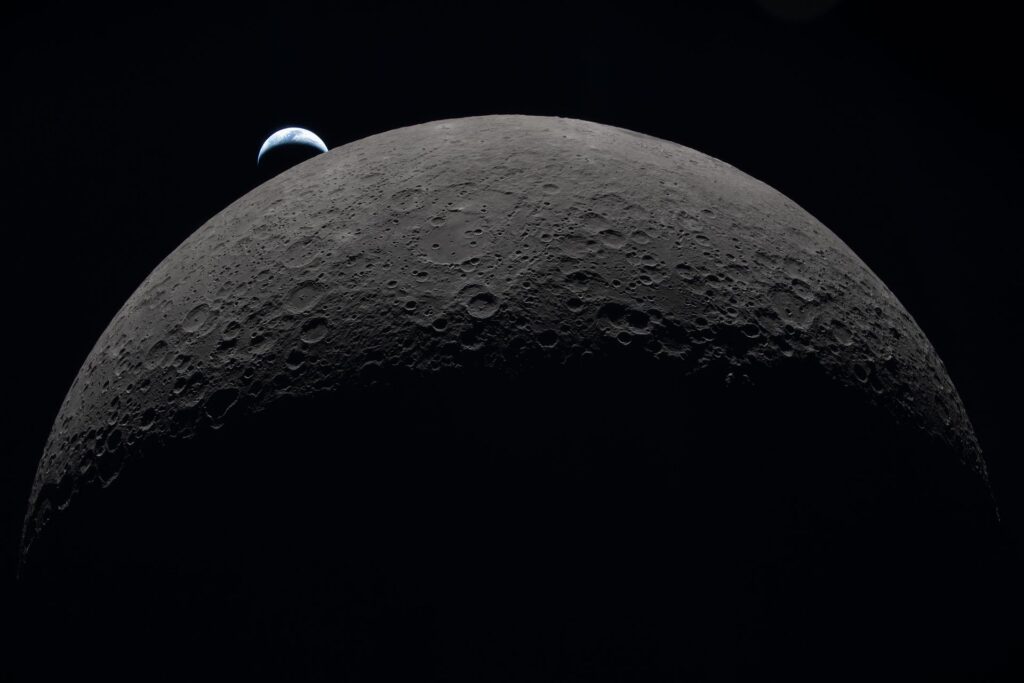 Luna, donde chocará un cohete de SpaceX de Elon Musk